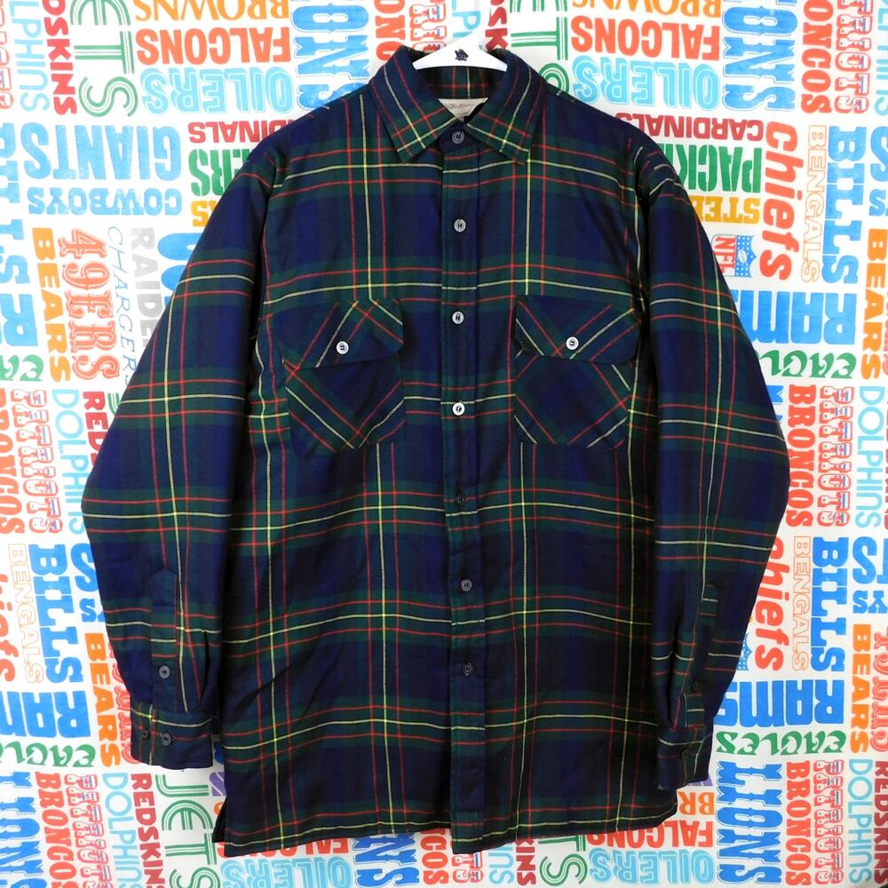 Vintage Timber Run Flannel Jacket Size S Multicolor Plaid Quilted New With Tags